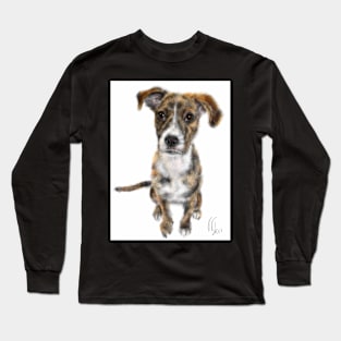 A Very Happy Puppy Dog Pooch Long Sleeve T-Shirt